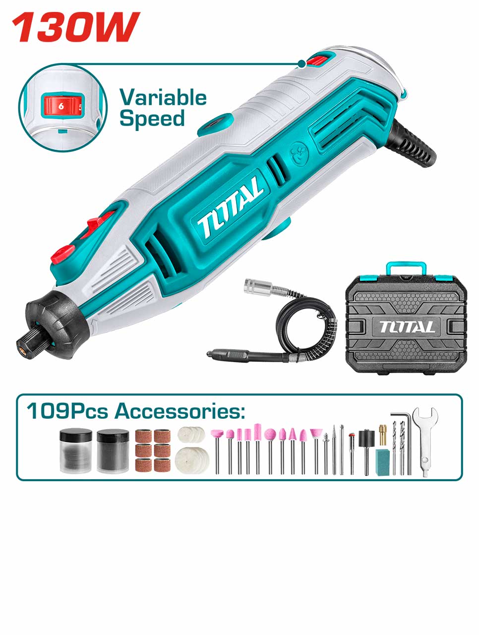 Total Mini Grinder TG513326 Total